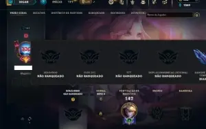 Unranked com 50 Champs e 12 Skins ( MAIN ADC )
