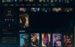 Unranked com 50 Champs e 12 Skins ( MAIN ADC )
