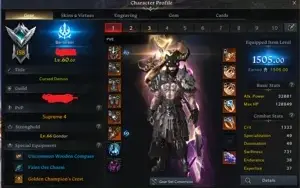 STEAM + CONTA MAIN Berserker - 1505 ilvl - 5 Engrav