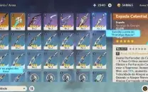 Ar10, Ayaka + arma assinatura + espada celestial