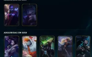 Conta LOL - Level 166 - 30 skins - Ex-Bronze