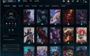 Conta prata 4 com 70 champs e 45 skins  (MAIN TOP / JG),