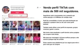 Perfil TikTok + de 500 Mil seguidores - Preço Baixo