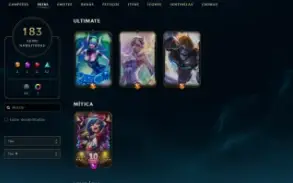 Conta League of Legends Full Acesso - 155 champs e 183 Skins