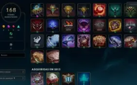 Conta League of Legends Full Acesso - 155 champs e 183 Skins