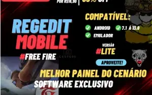 ✅ Regedit Mobile/Pc - Free Fire - Vitalício ✅ Lite