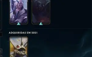 Conta League Of Legends unraked + 109 skins