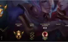 Conta  lol  gold 1 Quase todos os champs varias skins