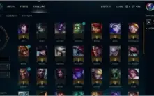 Conta LoL lvl 30, 84 champions, 13 skins (2 lendarias)