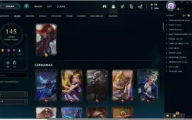 CONTA LOL 150 SKINS