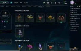 CONTA LOL 150 SKINS