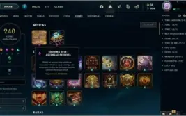 CONTA LOL 150 SKINS