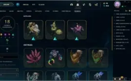 CONTA LOL 150 SKINS