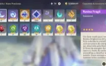AR44 com 5 personagem 5 estrelas e arma