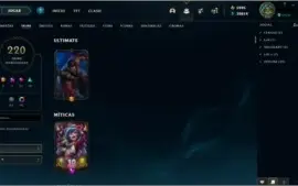 Conta lol, level 250, gold 2