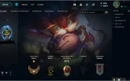 Conta lol, level 250, gold 2