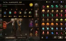 Conta Diablo Immortal lv214 920 ress 4640 cp