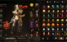 Conta Diablo Immortal lv214 920 ress 4640 cp