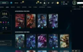 Vendo conta do lol criada em 2013!