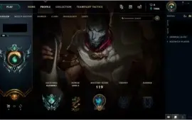 (CONTA PLATINA 1) 40 champs,10 skins e 16 spolios de skin
