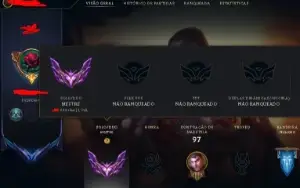 CONTA MESTRE LOL 72%WR