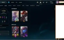 CONTA DE LOL DIAMANTE 3 136 SKINS