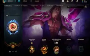 Conta gold 4 com todos campeões level 250