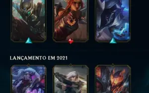 Conta League of Legends BR | Nível 491 | 64 Skins