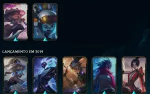 Conta League of Legends BR | Nível 491 | 64 Skins
