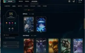 Conta Prata - LoL