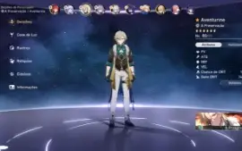 Conta AR69 Honkai Star Rail muito bem cuidada