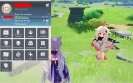 Keqing e Mona + Chongyun ( AR 7 SERVIDOR NA )