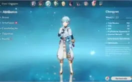 Keqing e Mona + Chongyun ( AR 7 SERVIDOR NA )