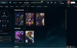 Conta lol Diamante IV Smurf 2020, 39 mil de Essência azul;
