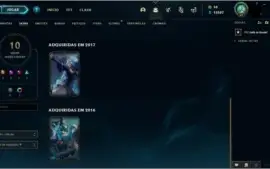 Conta league of legends (lol) Platina 2