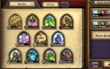 Hearthstone 59 lendárias mts douradas, ideal pra rogue