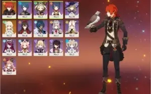 Conta Genshin Ar 10 com Diluc C1 Banner Garantido!!