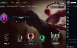 Conta league of legends platinum