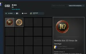 Conta 15 Anos Steam Medalha 5/10