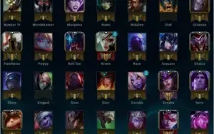 Conta de lol platina v - 13 skins - 60 campeoes