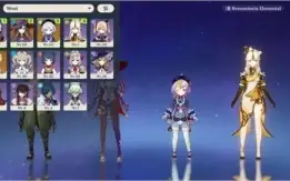 Conta genshin Qiqi+Mona+Razor Ar30