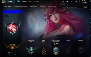 Conta LOL platina