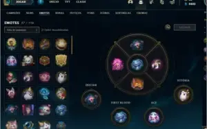 Conta LOL platina
