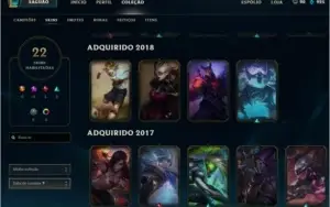 Conta Boa, lvl 86,  61 campeões prata 1