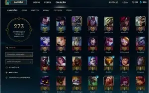 Conta Boa, lvl 86,  61 campeões prata 1