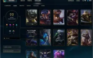 Conta Boa, lvl 86,  61 campeões prata 1