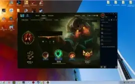 Conta league of legends 250 skins borda de platina.
