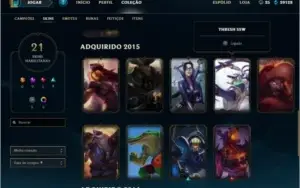 Conta com borda de ouro.