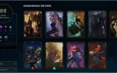 Vendo Conta de LOL ouro 2 - 88 skins