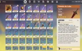 GENSHIN IMPACT - ⭐ MONA, KLEE E VENTI + ARMA 5⭐ [RANK 45⬆]